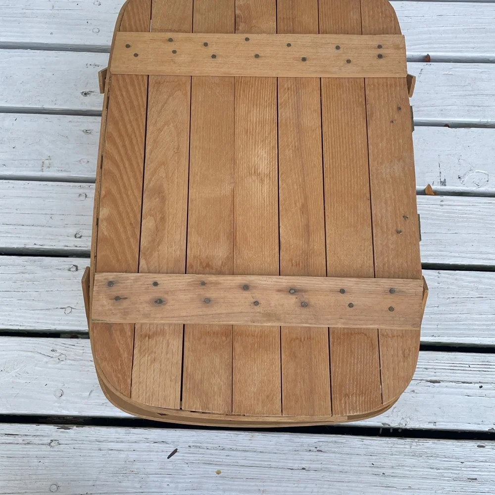Vintage Basketville Pitney Vermont Picnic Basket
